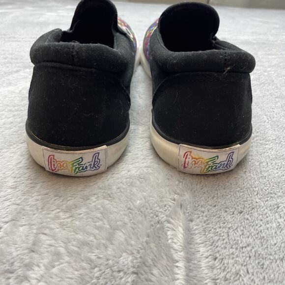 Lisa Frank Hunter Slip On Sneakers Womens 10M Leopard Animal Print Canvas Y2K - Picture 4 of 9